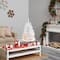 3ft. Pre-Lit White Artificial Christmas Tree, Warm White LED Lights